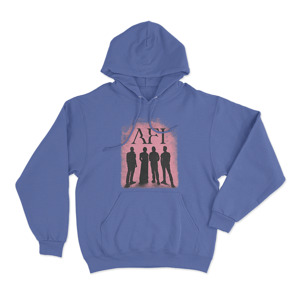 AFI Silhouette Photo Unisex Hoodie Blue AFI Silhouette Photo Unisex Hoodie Blue